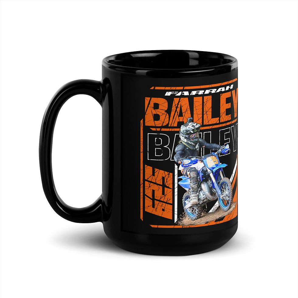 Thumbnail: Farrah Bailey Black Coffee Mug