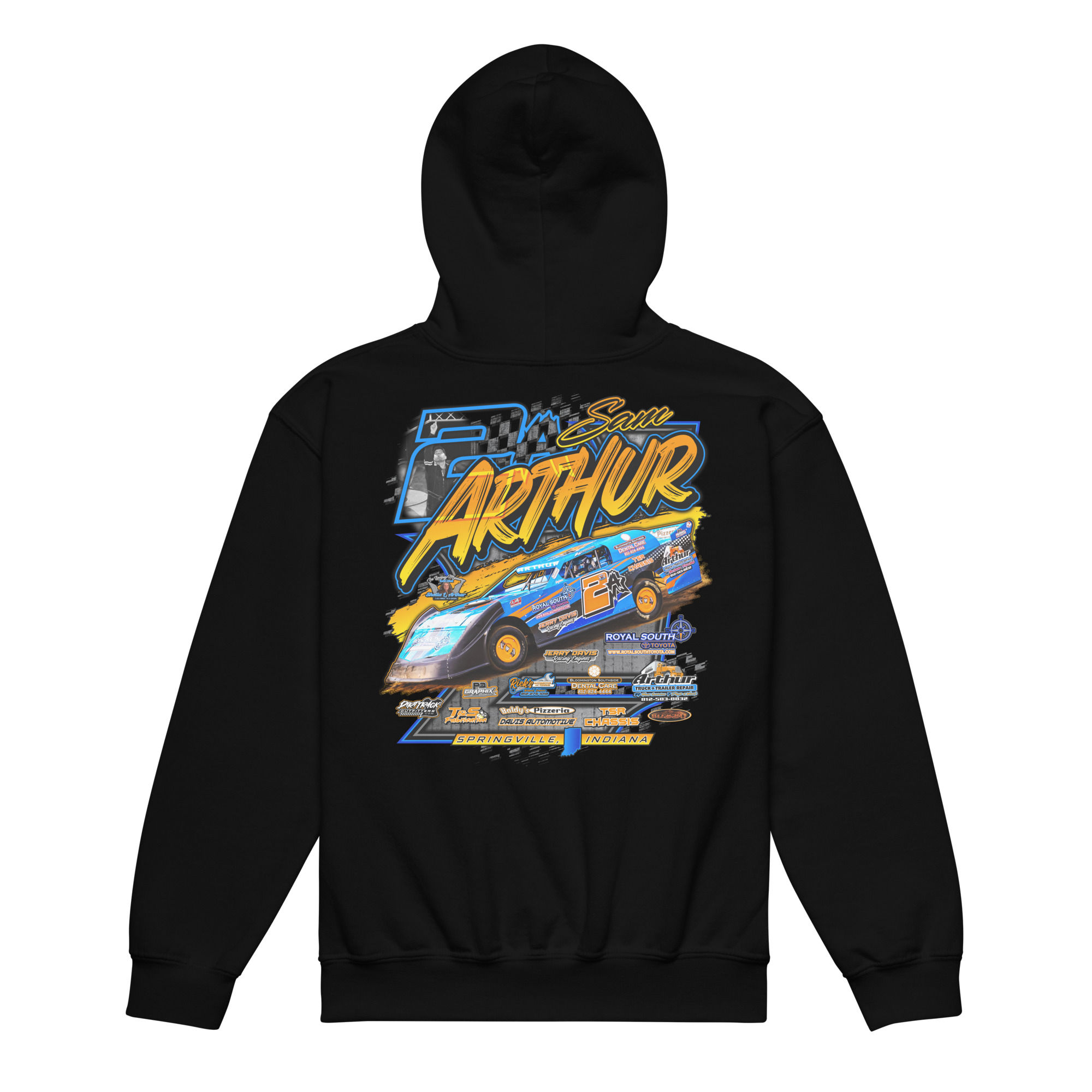 Sam Arthur 2025 Youth size hoodie