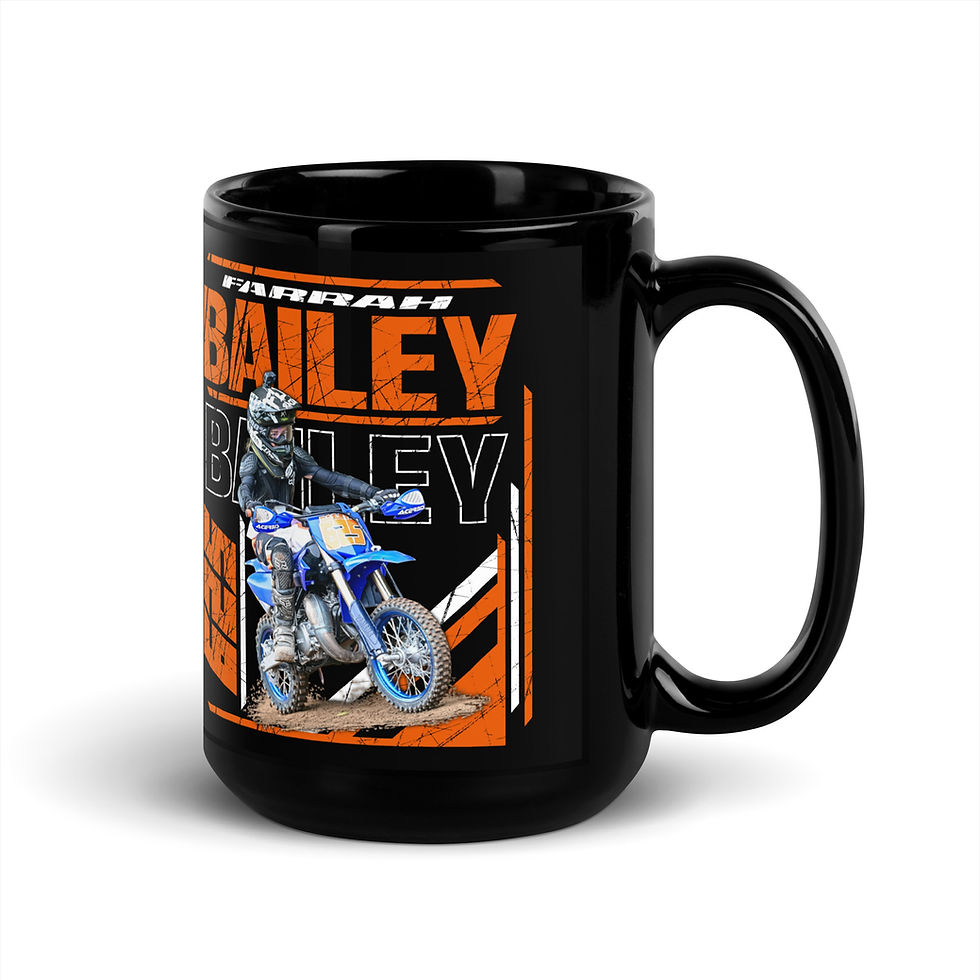 Thumbnail: Farrah Bailey Black Coffee Mug