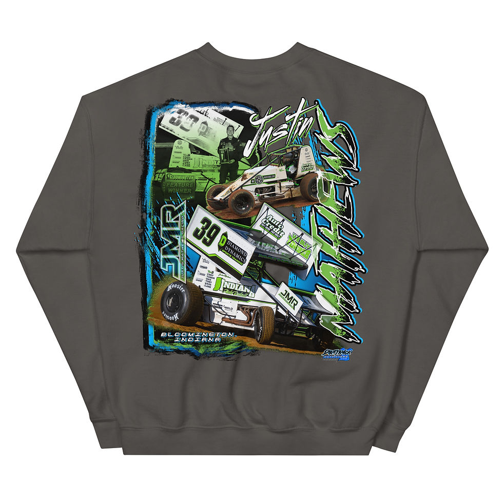 Thumbnail: Justin Mathews 2 car Crew Neck Sweatshirt