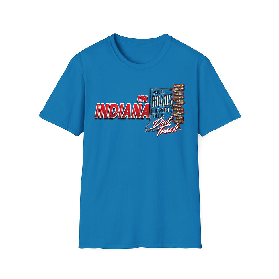 Thumbnail: "All Roads Indiana" T-shirt