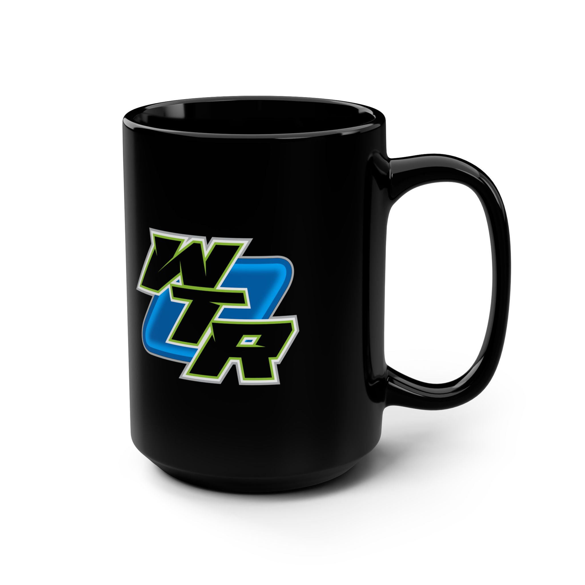 WTR Black Mug, 15oz