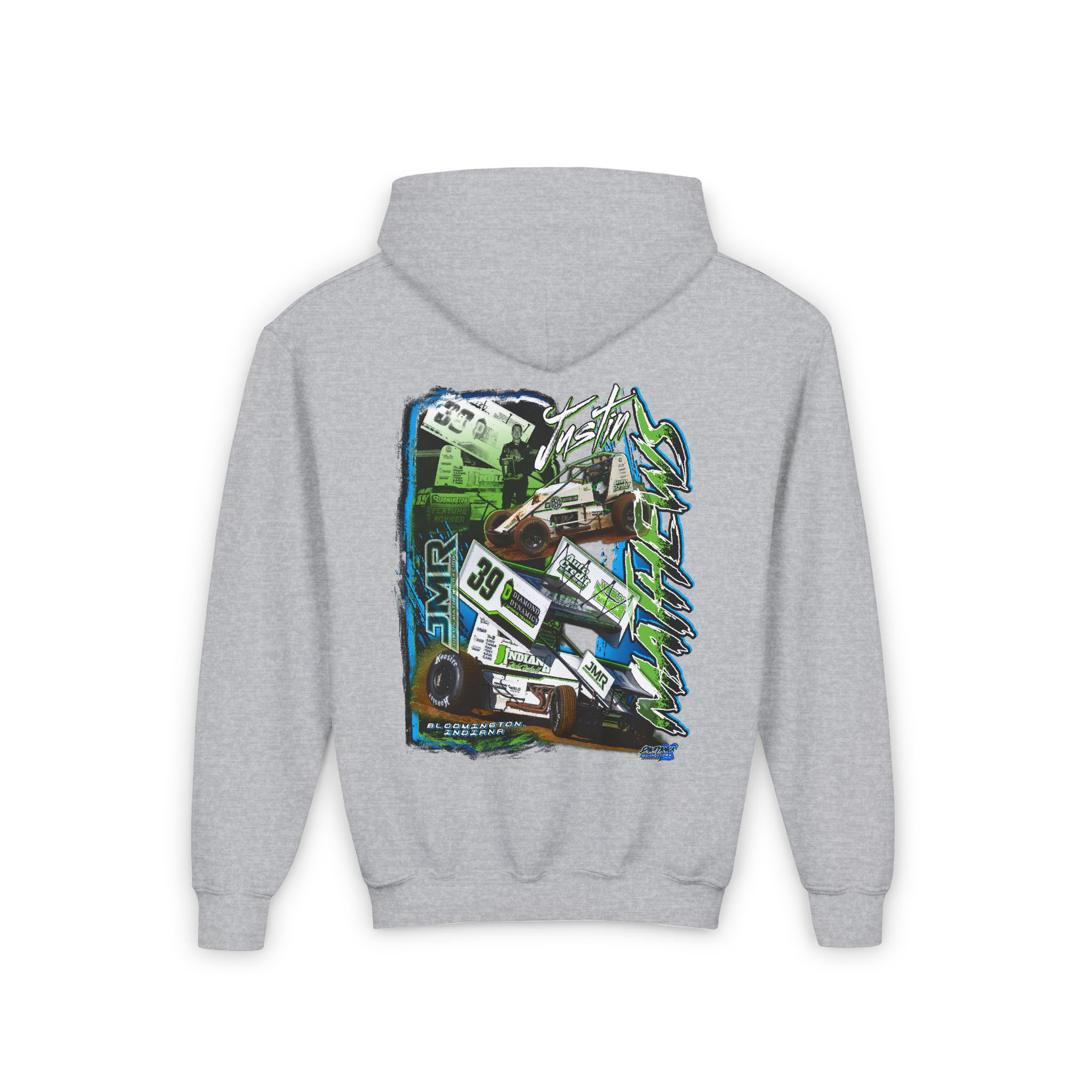 Justin Mathews Youth size hoodie