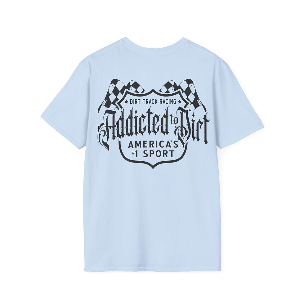 Thumbnail: "Addicted to Dirt Shield" T-shirt.