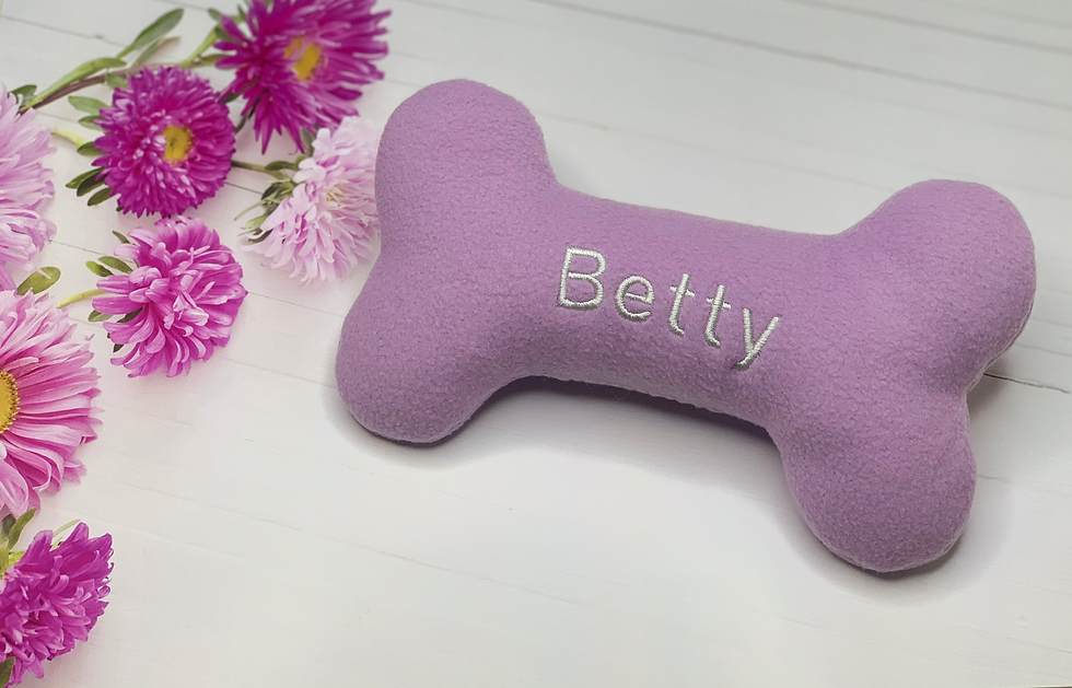 Thumbnail: Personalised Soft Squeaky Bone