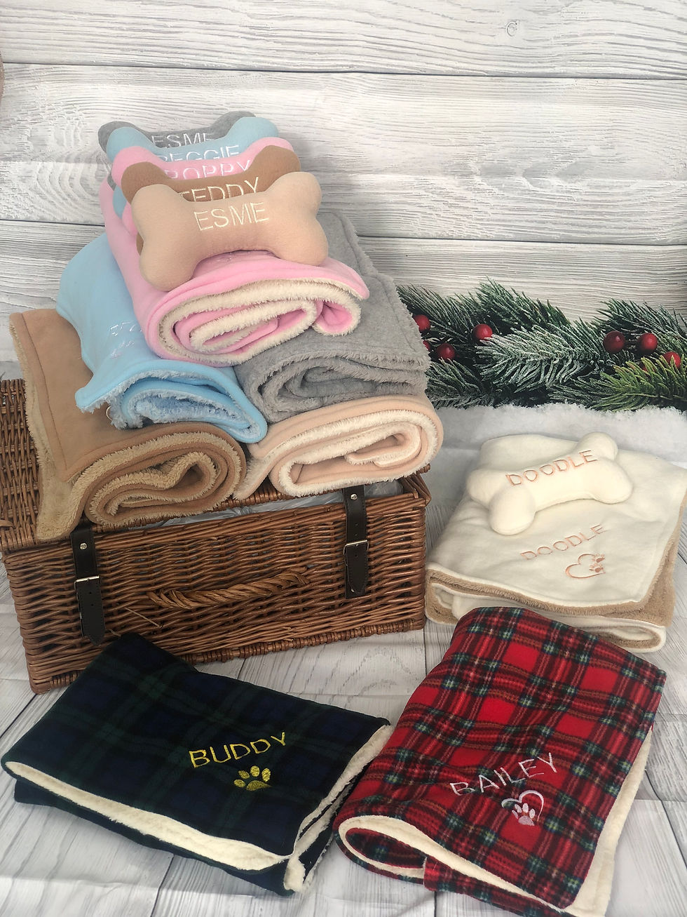 Thumbnail: Personalised Blanket and Bone Set