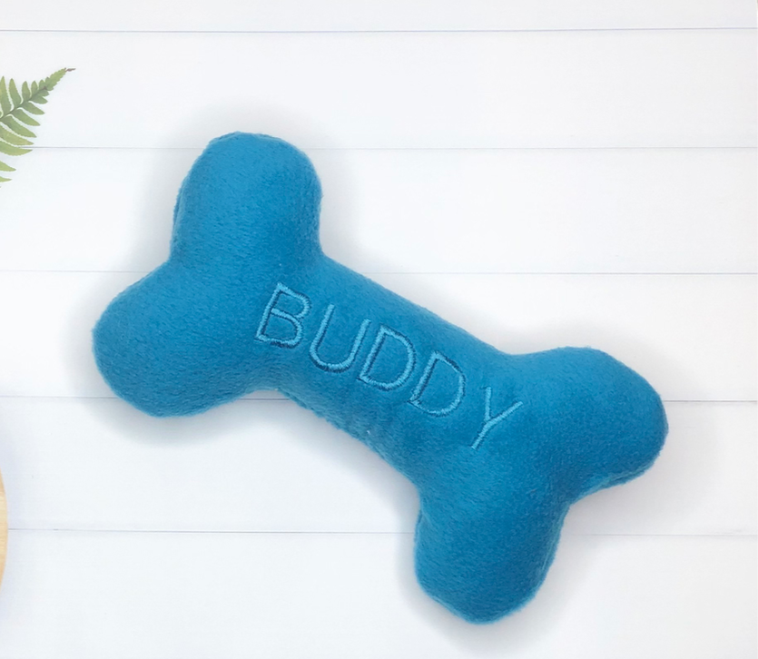 Thumbnail: Personalised Soft Squeaky Bone