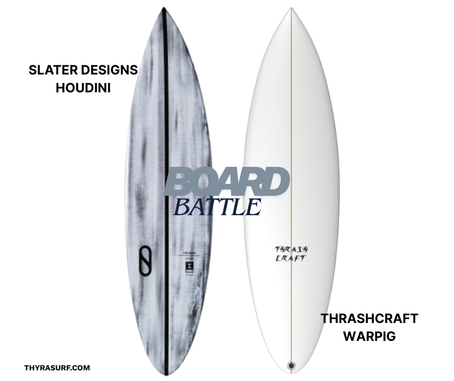 Board Battle: Slater Designs Houdini vs Thrash Craft Warpig