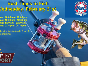 Best Times To Fish 