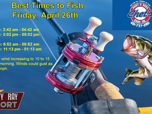 Best Times To Fish 