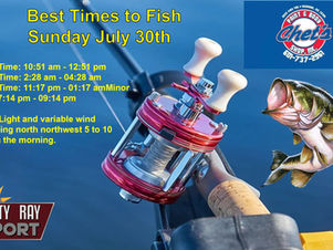 Best Times To Fish Today 