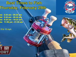 Best Times To Fish 