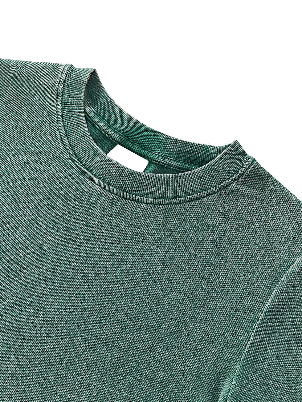 Thumbnail: Vintage Washed Bodycon Cotton T-Shirt