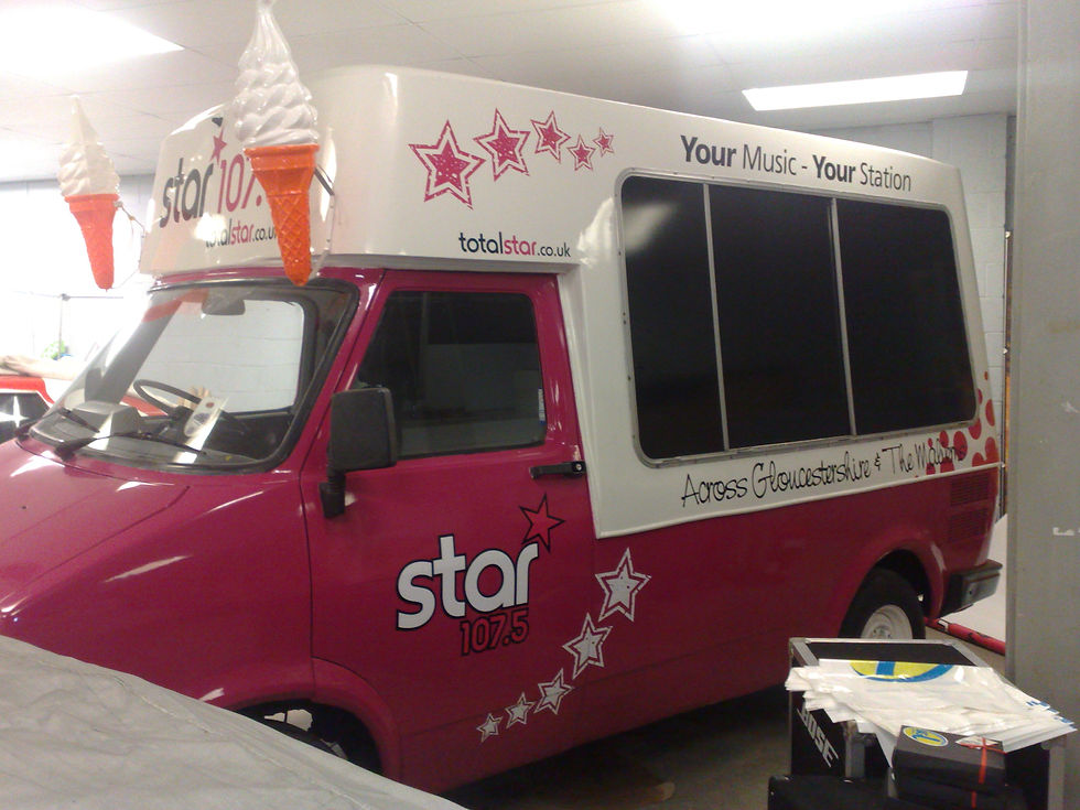 Total Star Radio Cheltenham Ice Cream Van 1