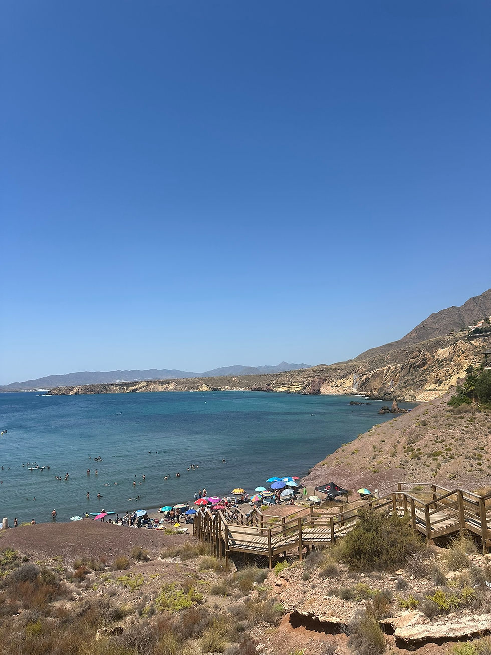 One of Our Local Beaches in Bolnuevo, nr Mazarron in Murcia
