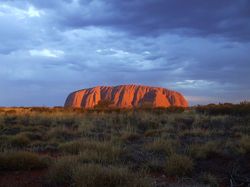 the rock from sunset viewing area, its about 5km away.jpg