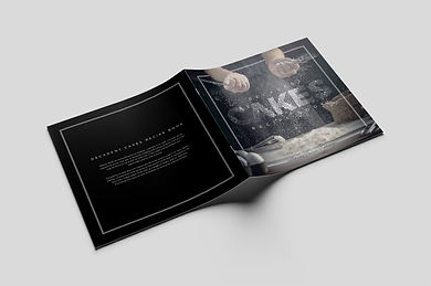 square stapled booklet