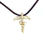 Thumbnail: Caduceus Original Gold Pendant