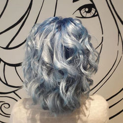 #bluehairgoals our lovely kerry changed her hair to #blue last week!! #nofilter #colourfreshcreate #