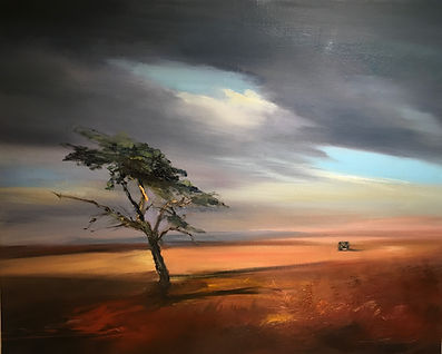 Peinture Paysage Huile sur toile