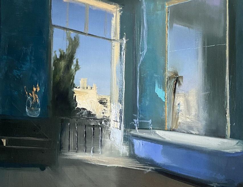 Voyage
Huile sur toile
Artiste femme lyonnaise
Atelier galerie