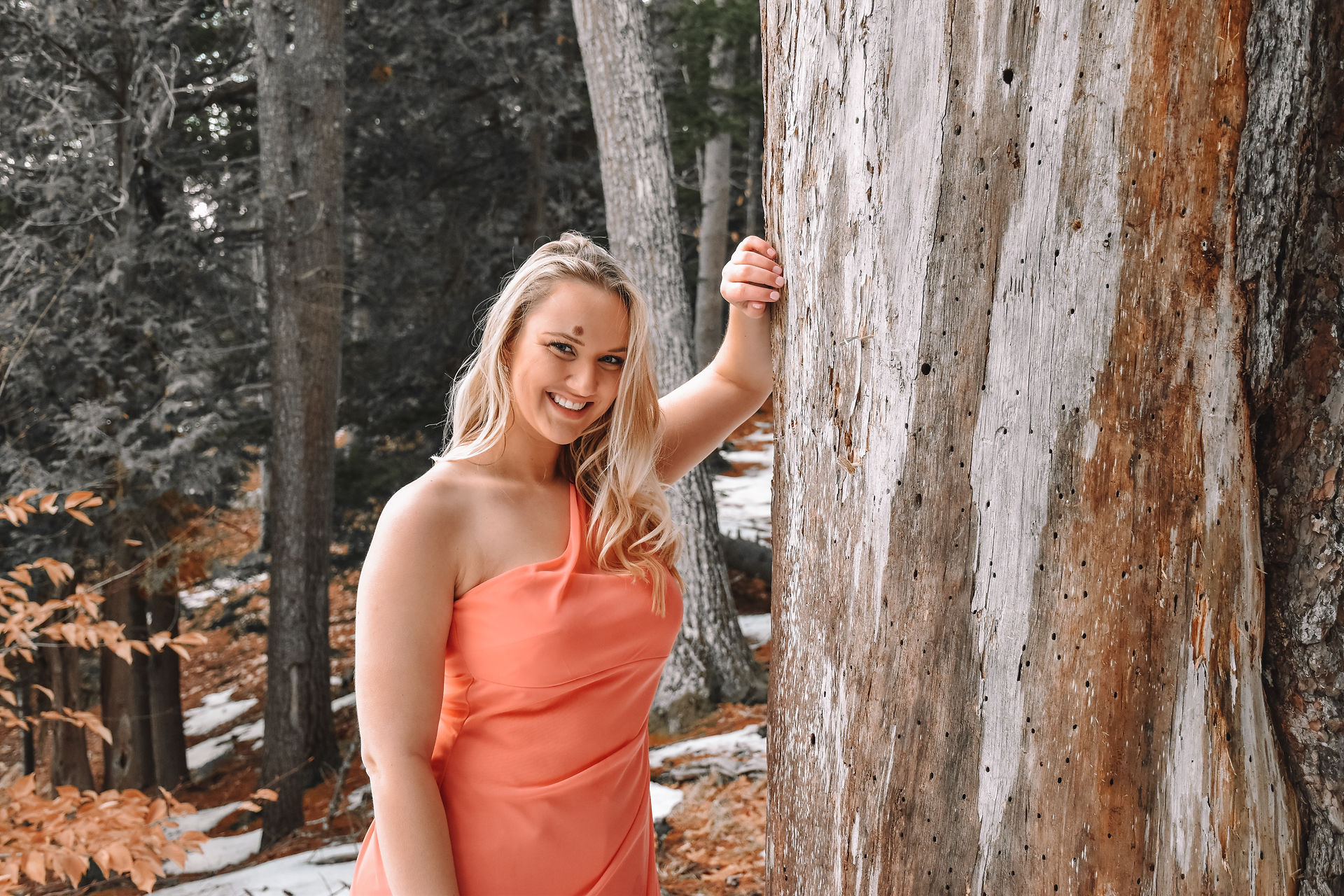 Winter Prom Dress Photoshoot