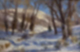 Snow Scene Wyoming