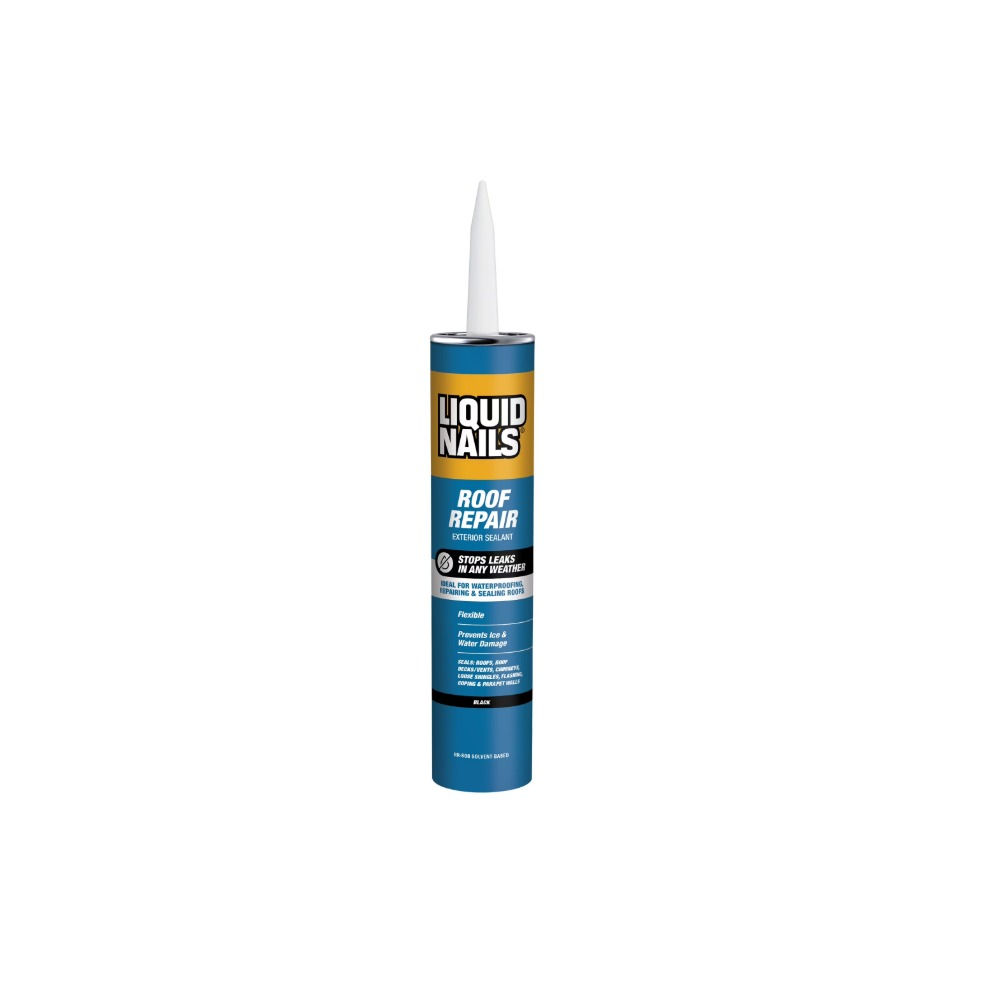 Liquid Nails Roof Repair 10.3 oz Black Exterior Roof Repair 022078808722