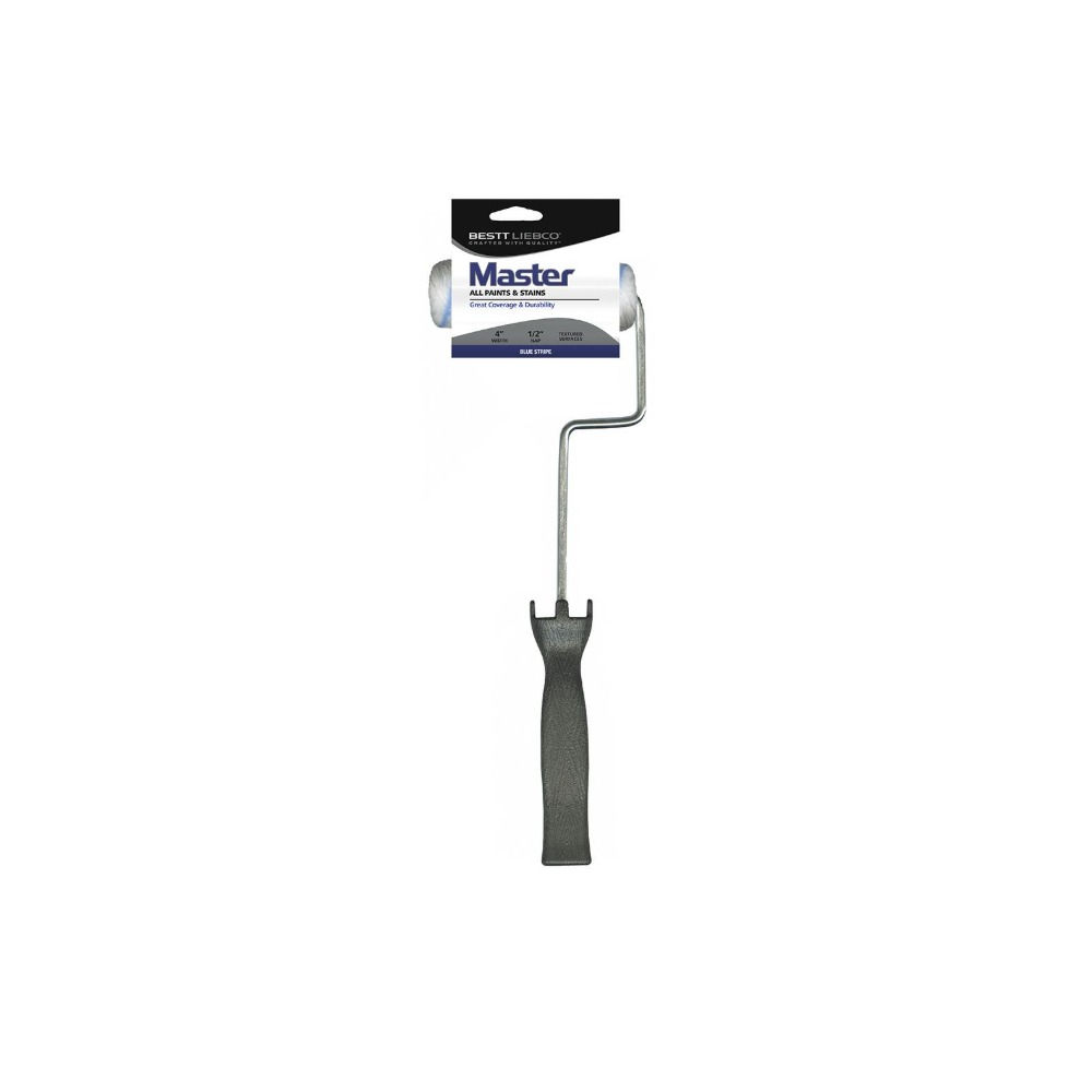 Bestt Liebco® Master 4" Blue Stripe Mini Paint Roller/Frame Combo 079819004882