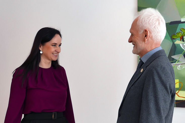 Алесь Бяляцкі сустрэўся з прэм’ер-міністаркай Літвы Інгаю Ругінене