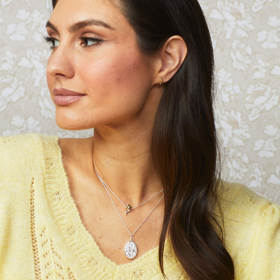 Thumbnail: Laura Ashley Heritage Daffodil Necklace