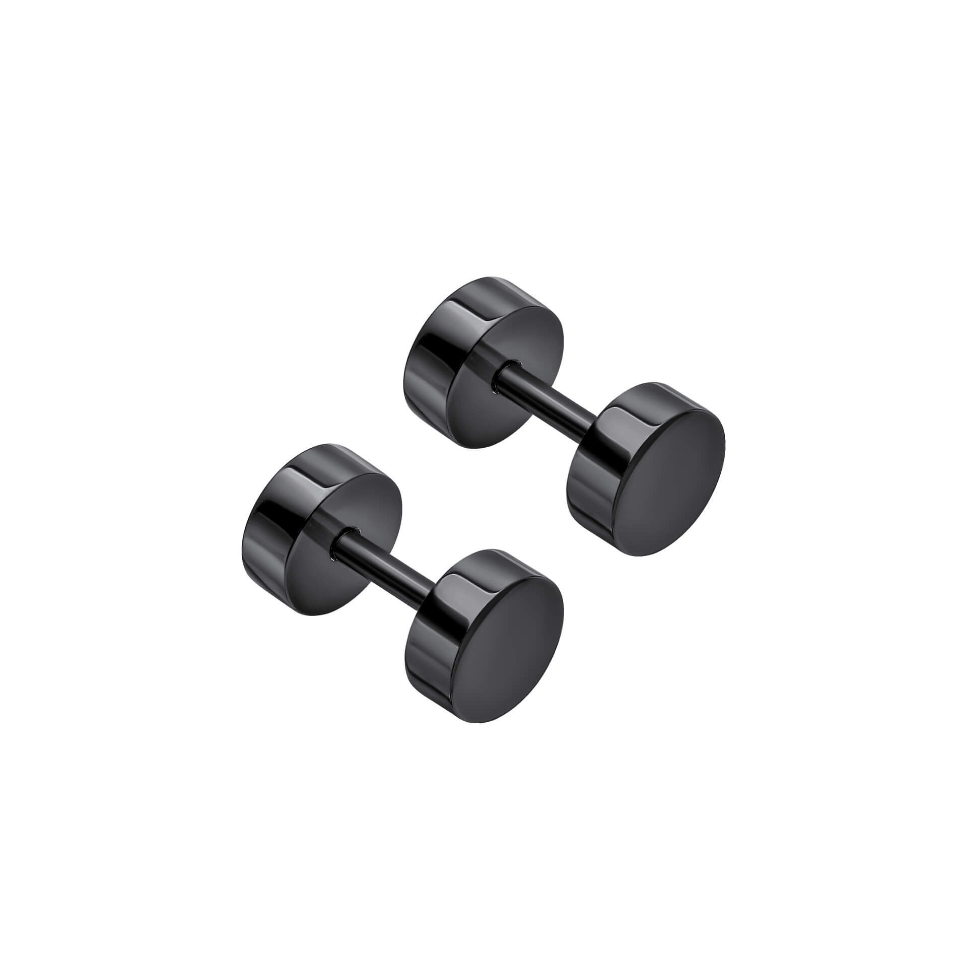 Stainless Steel Round 6mm Stud Earrings