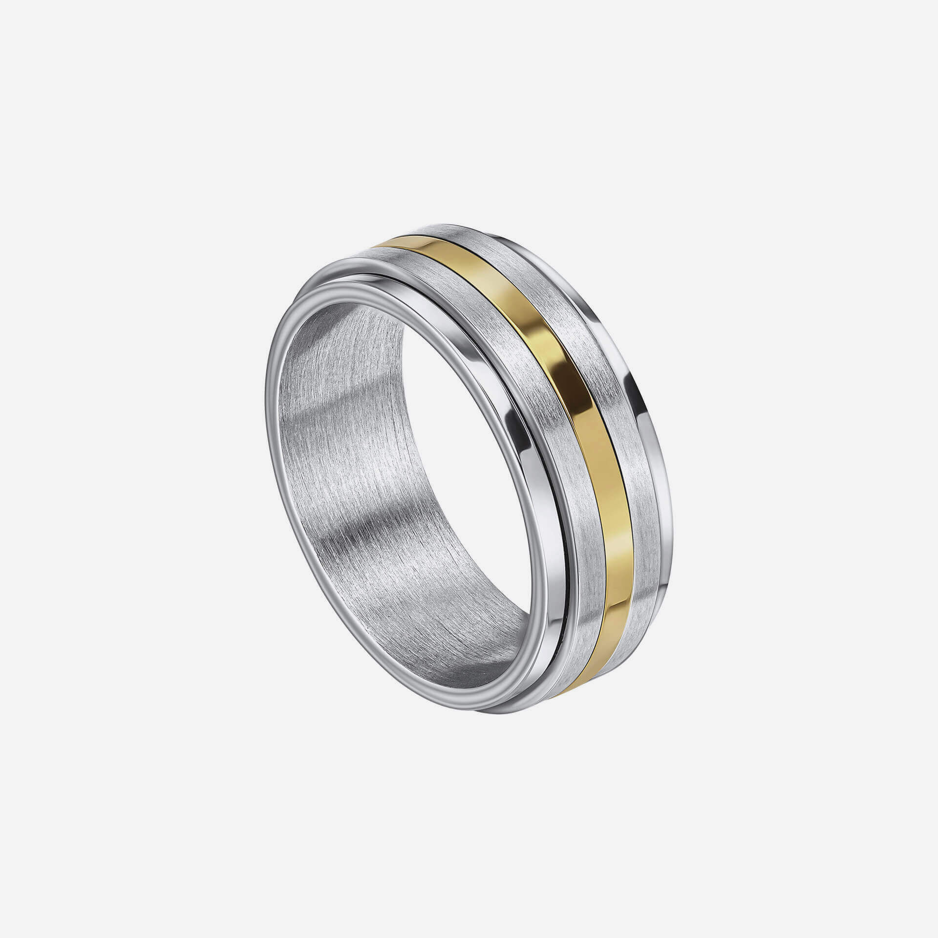 Fred Bennett Gold Stripe Spinner Ring