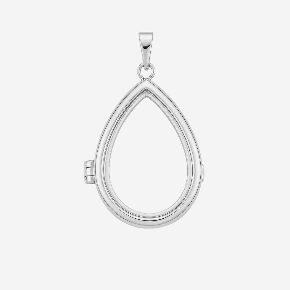 Thumbnail: Glass Teardrop Locket