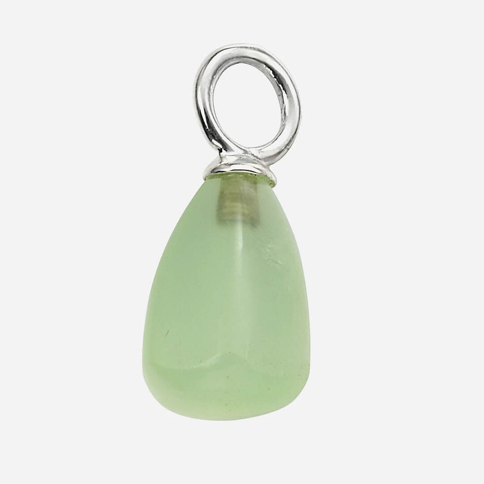 Thumbnail: Sterling Silver Semi-Precious Stone Charm