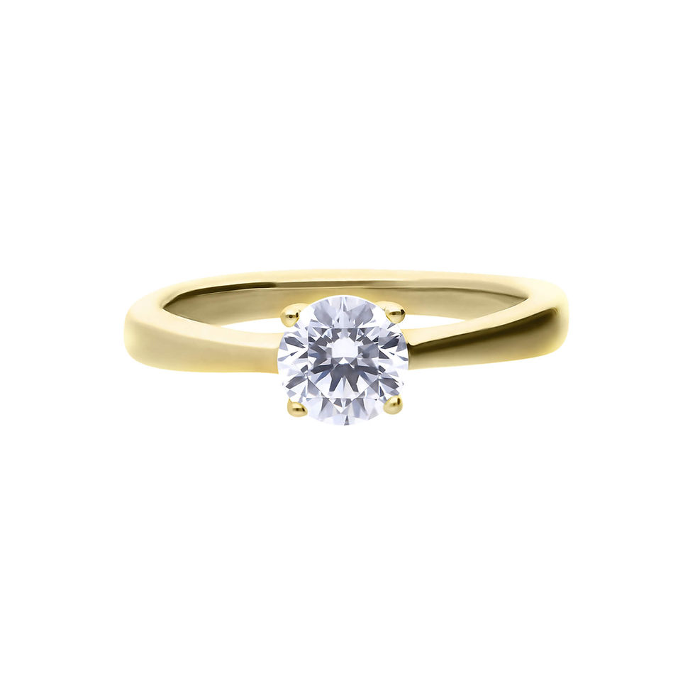Thumbnail: 4 Claw Set 0.75ct Zirconia Ring