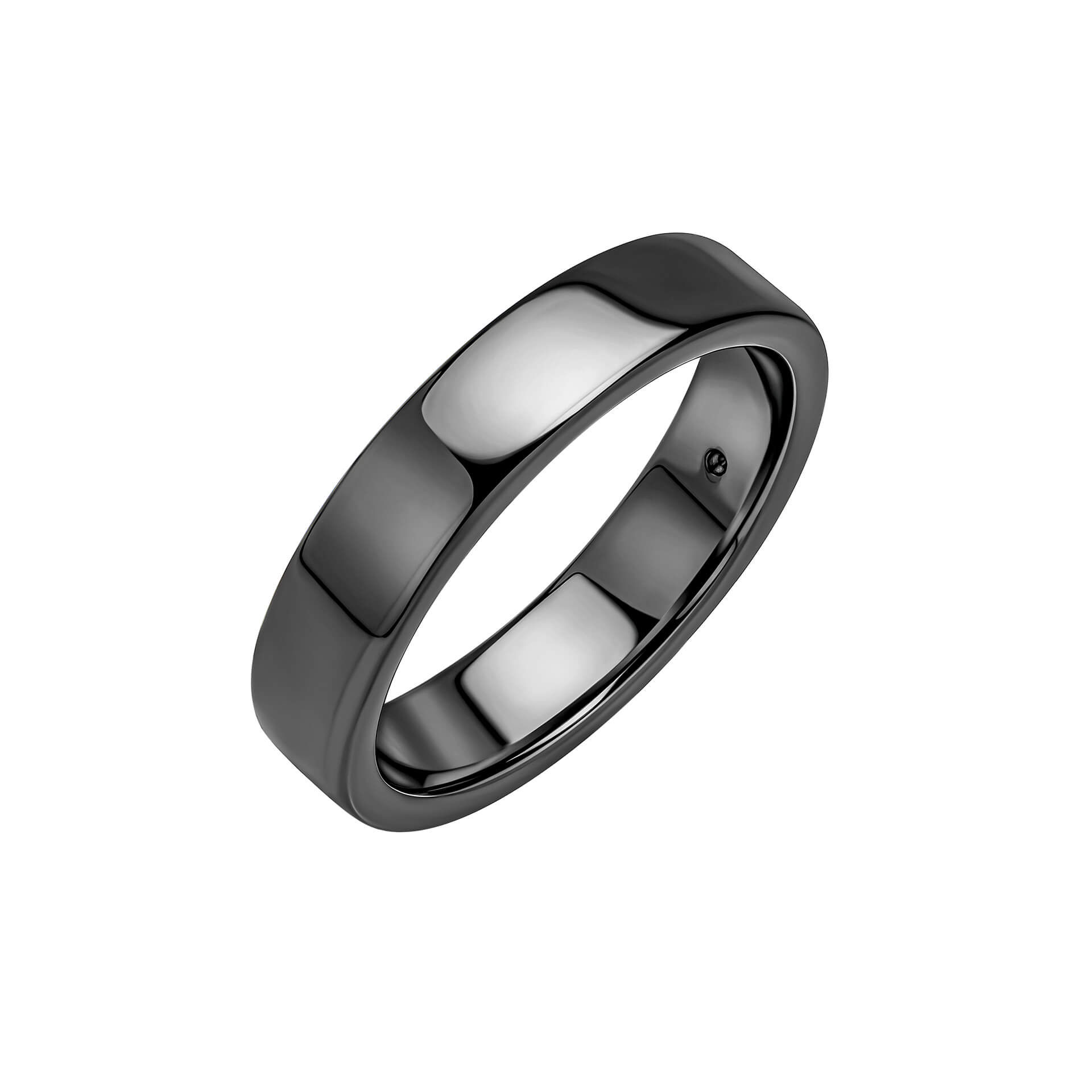 Gunmetal Plated Band Ring