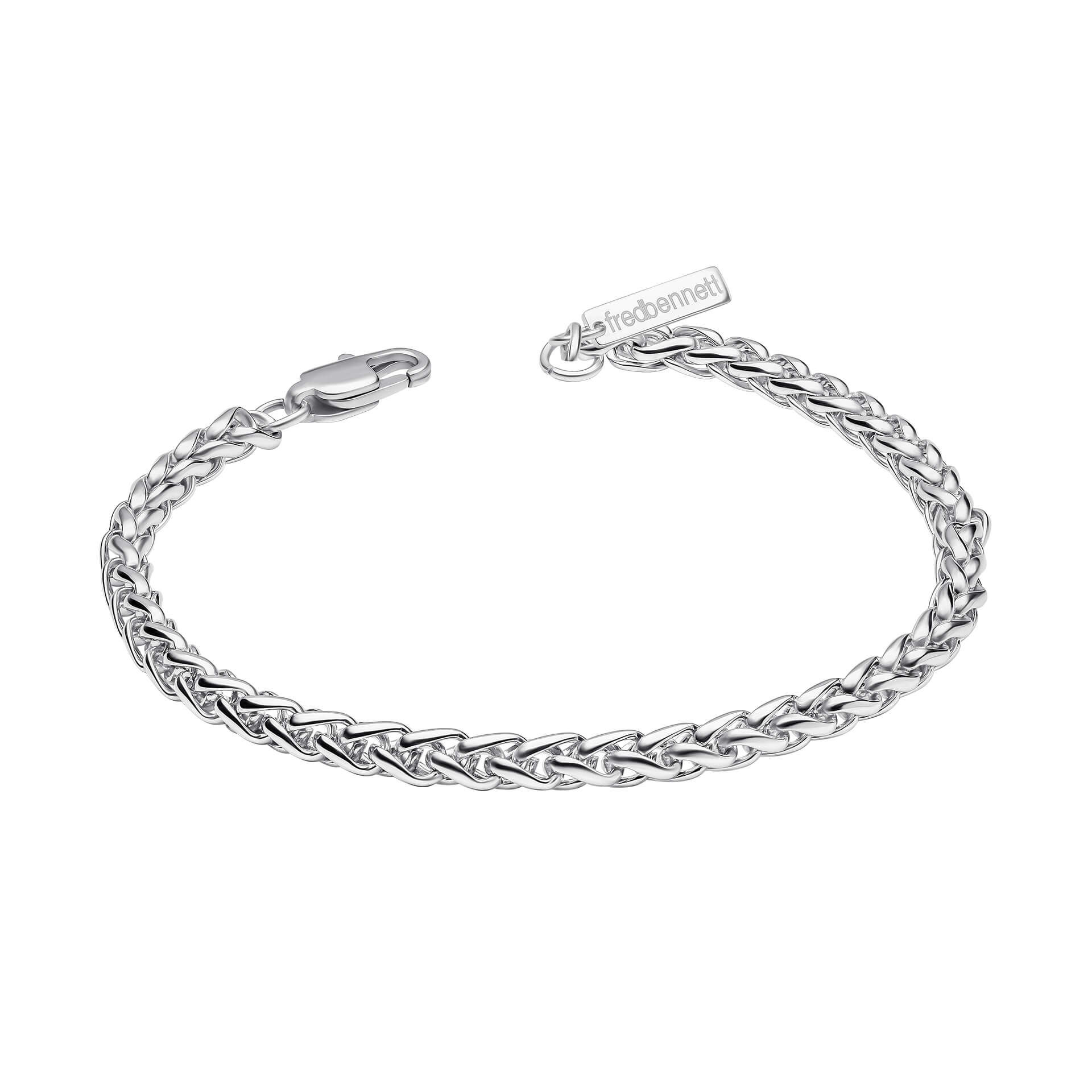 Smaller Fit Stainless Steel Wheat Chain Bracelet