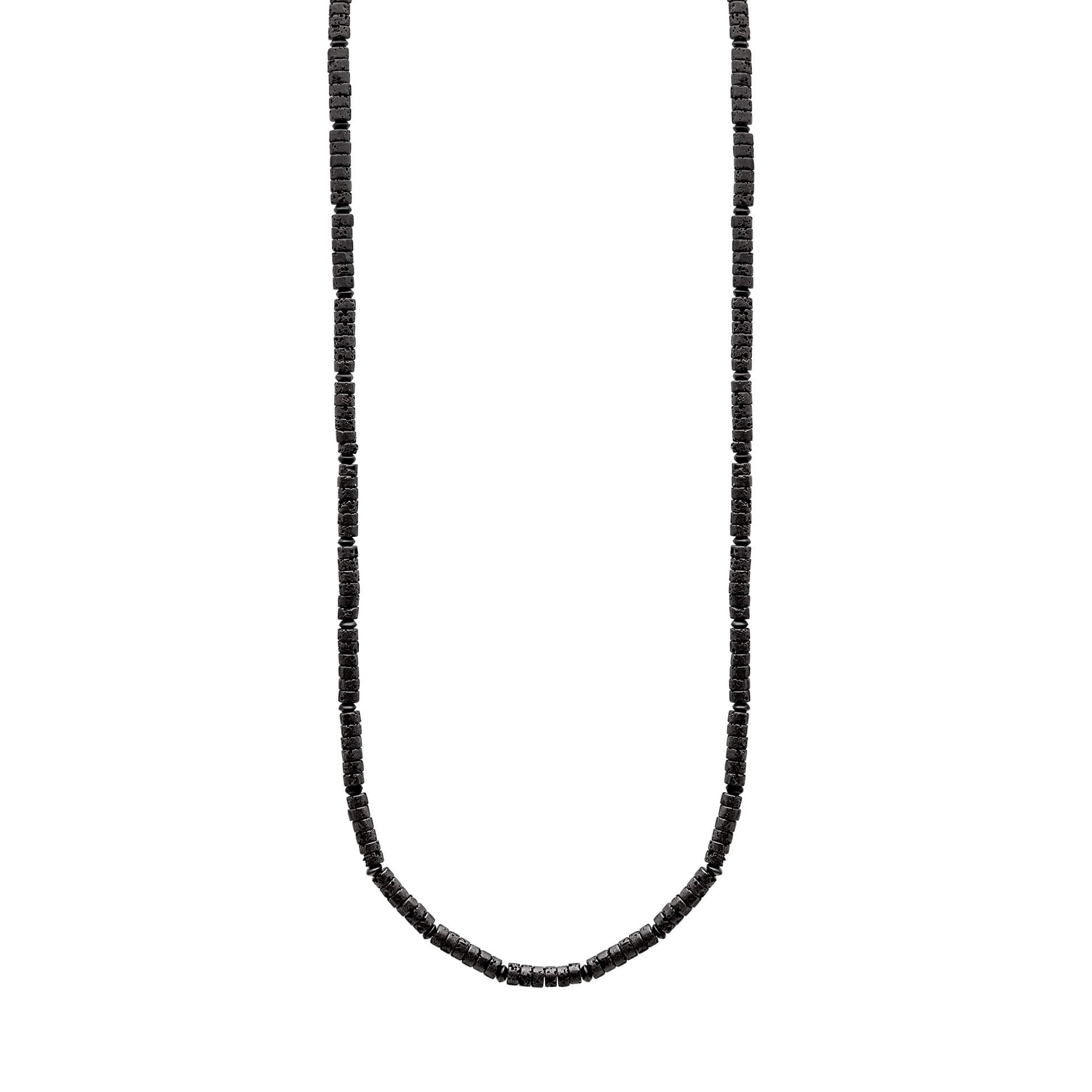 Lava Stone Beaded Necklace