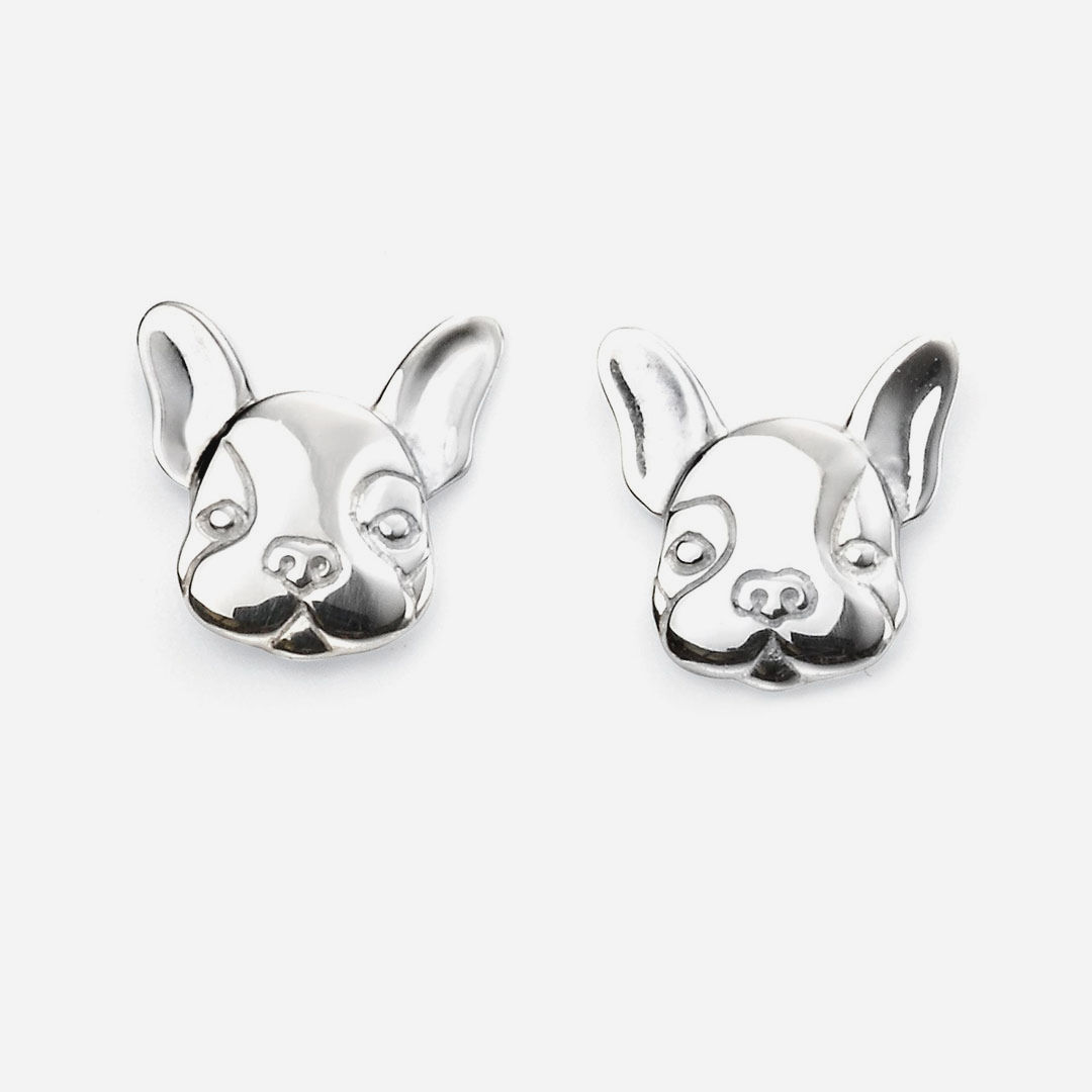 French Bulldog Stud Earrings
