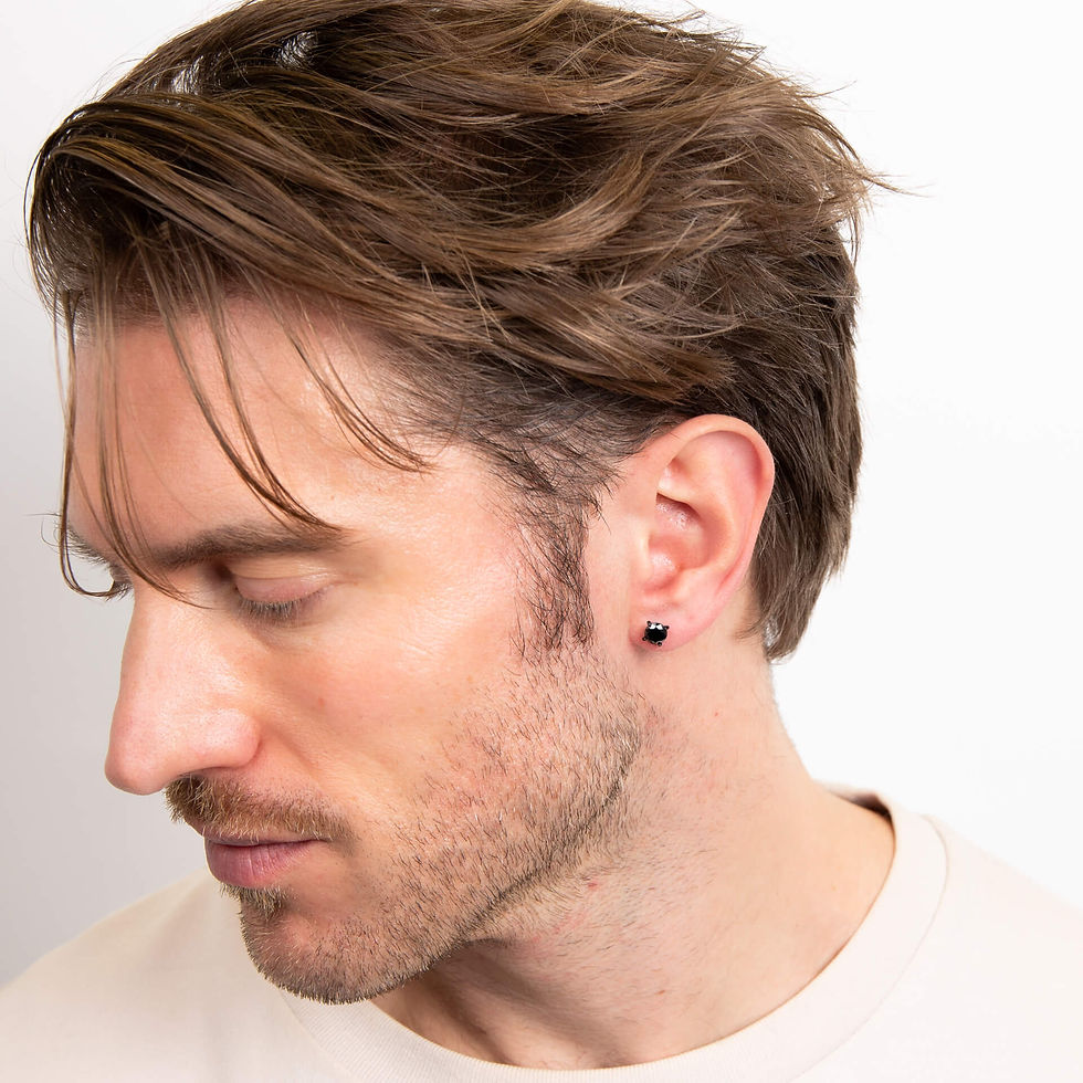 Thumbnail: Fred Bennett Cubic Zirconia Stud Earrings