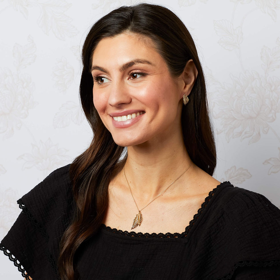 Thumbnail: Laura Ashley Marlbrook Leaf Necklace