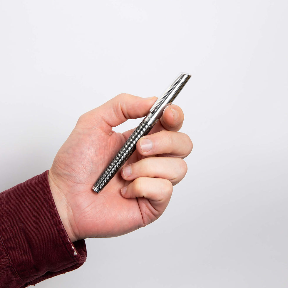 Thumbnail: Fred Bennett Ball Point Pen in Leather Case