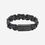 Thumbnail: Fred Bennett Black Braided Leather Bracelet with Black Clasp
