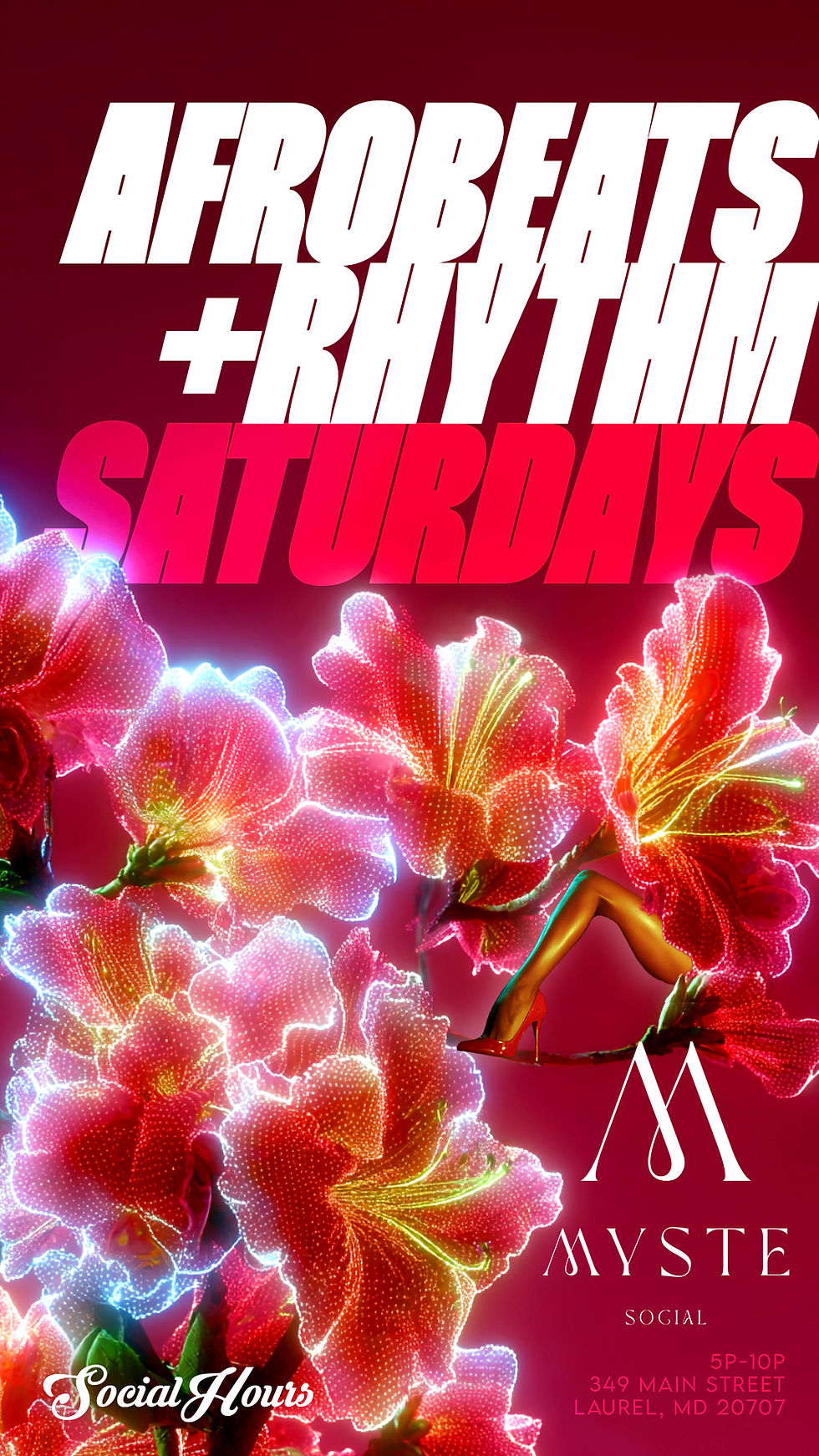 Afrobeats +Rhythm Saturdays (Every Saturday)