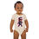 Thumbnail: Organic cotton baby bodysuit, leather wearing slicked back hair character, Rock