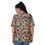 Thumbnail: Women's T-shirt, Floral Grid Pattern