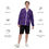 Thumbnail: Men’s windbreaker, purple skulls and crosses on a black background