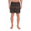 Thumbnail: All-Over Print Unisex Athletic Long Shorts, Sparkly Brown Stripes On Black