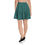 Thumbnail: Skater Skirt, Greenish Blue Threds And Gray Pattern